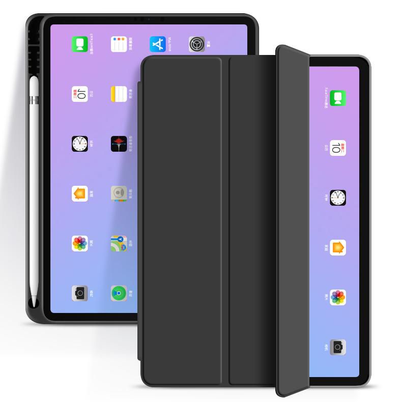 eSTUFF SEATTLE Tablet-Hülle für iPad 10,2" (7.–9. Gen.) – mit Stiftfach, stossfest – Schwarz