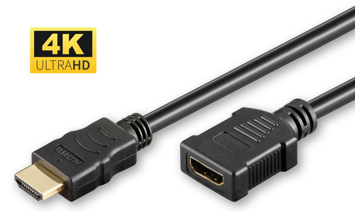 Microconnect HDMI Verlängerungskabel HDMI 2.0 4K 60 Hz – 1,5 m – HDR, ARC