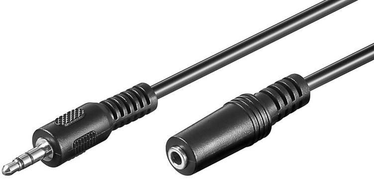 Microconnect 3,5-mm-Klinken-Verlängerung – Stecker zu Buchse – 5 m