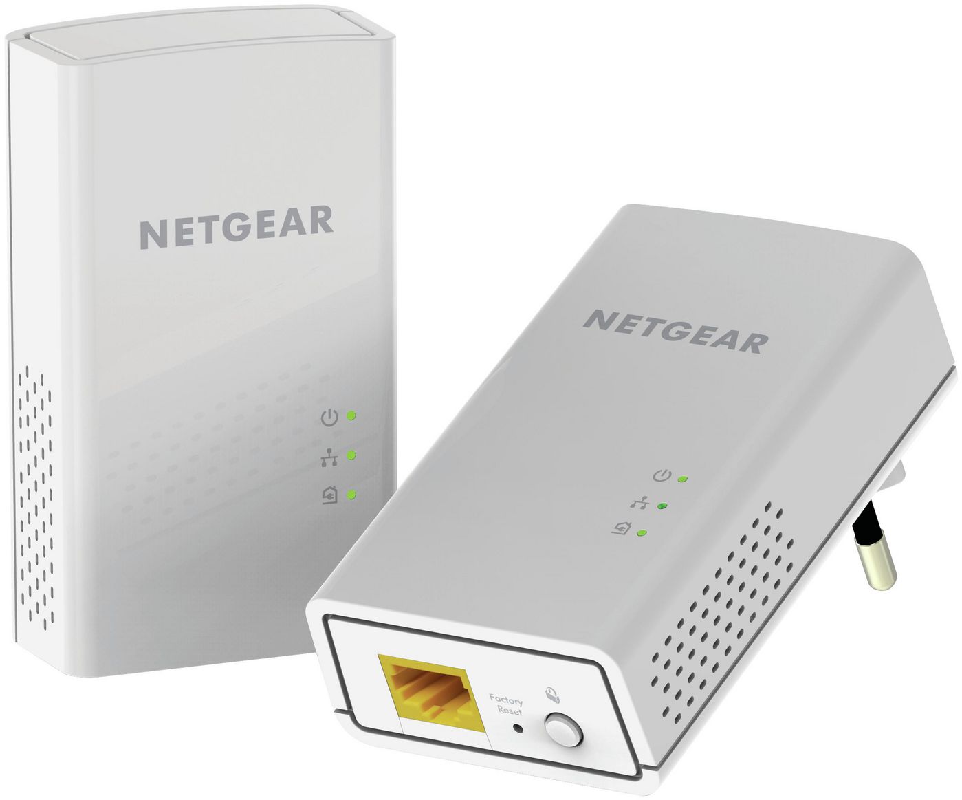 NETGEAR PLW1000 – Powerline WLAN-Set – 1 Gbit/s, Wi-Fi 5 (802.11ac), 1× RJ-45, Weiss