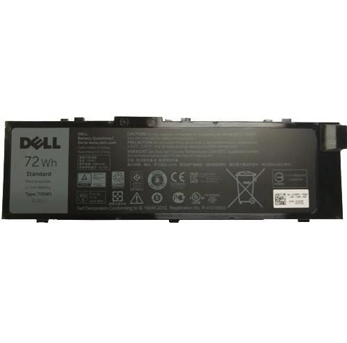 DELL Notebook-Akku – für Dell Precision Mobile Workstation 7510, 7710 – 72 Wh, 6 Zellen – Schwarz