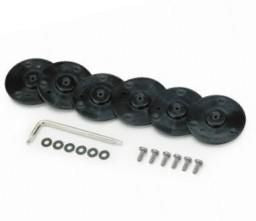 Zebra ZQ500 Halterung 12,5 mm, schwarz, 6er-Pack – für ZQ510/ZQ520