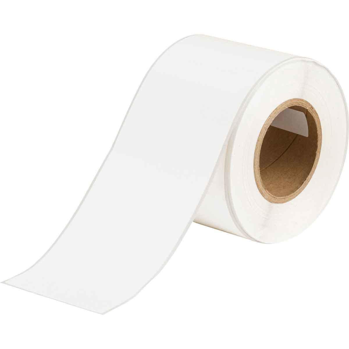 Brady Endlos-Etiketten 102 × 30,5 m – Vinyl, matt – permanent haftend – Inkjet – für BradyJet J4000/J5000
