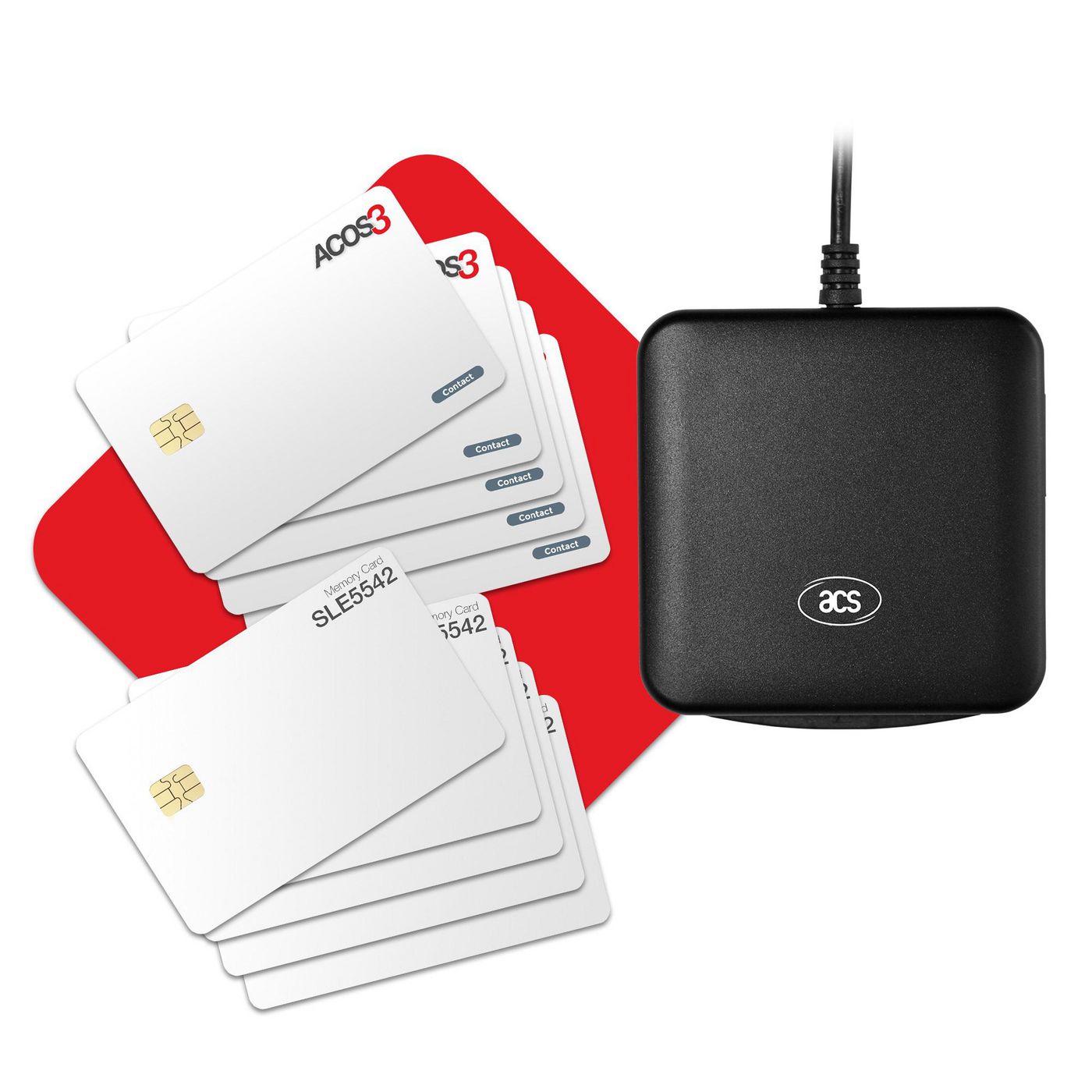 Acs ACR-39USB R-W – Smartcard-Leser, USB, Lese-/Schreibfunktion