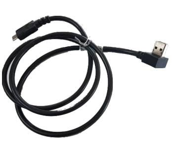 Zebra USB-A auf USB-C Kabel – 1,1 m – Abgewinkelt – Schwarz – für Zebra TC20