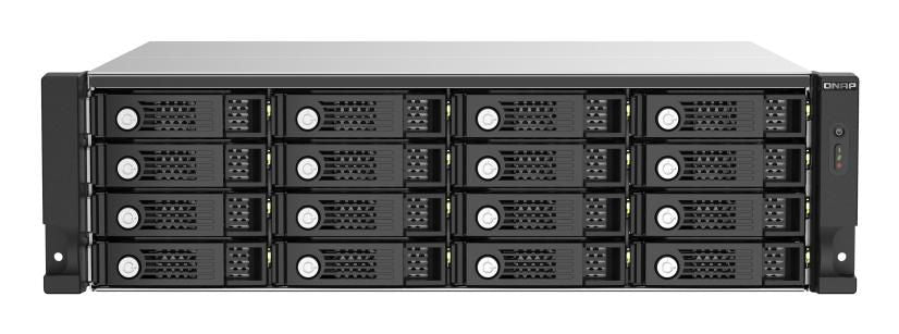 QNAP TL-R1620Sep-RP – 16-Bay Rack 3U JBOD – redundantes Netzteil, für 2,5"/3,5" HDD/SSD, SAS/SATA