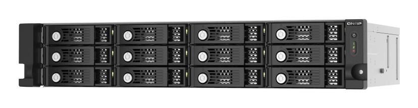 QNAP TL-R1220Sep-RP – 12-Bay Rack 2U HDD/SSD-Gehäuse – redundantes Netzteil, für 2,5"/3,5" HDD/SSD, SAS/SATA