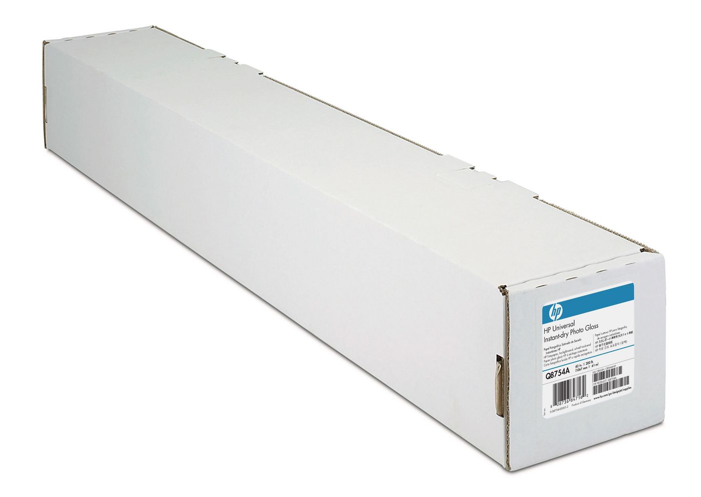 HP Fotopapier glänzend – 1118 mm × 61 m – 190 g/m² – Kern 2″