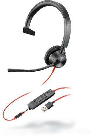 Poly Blackwire 3315 – USB-A, Mono