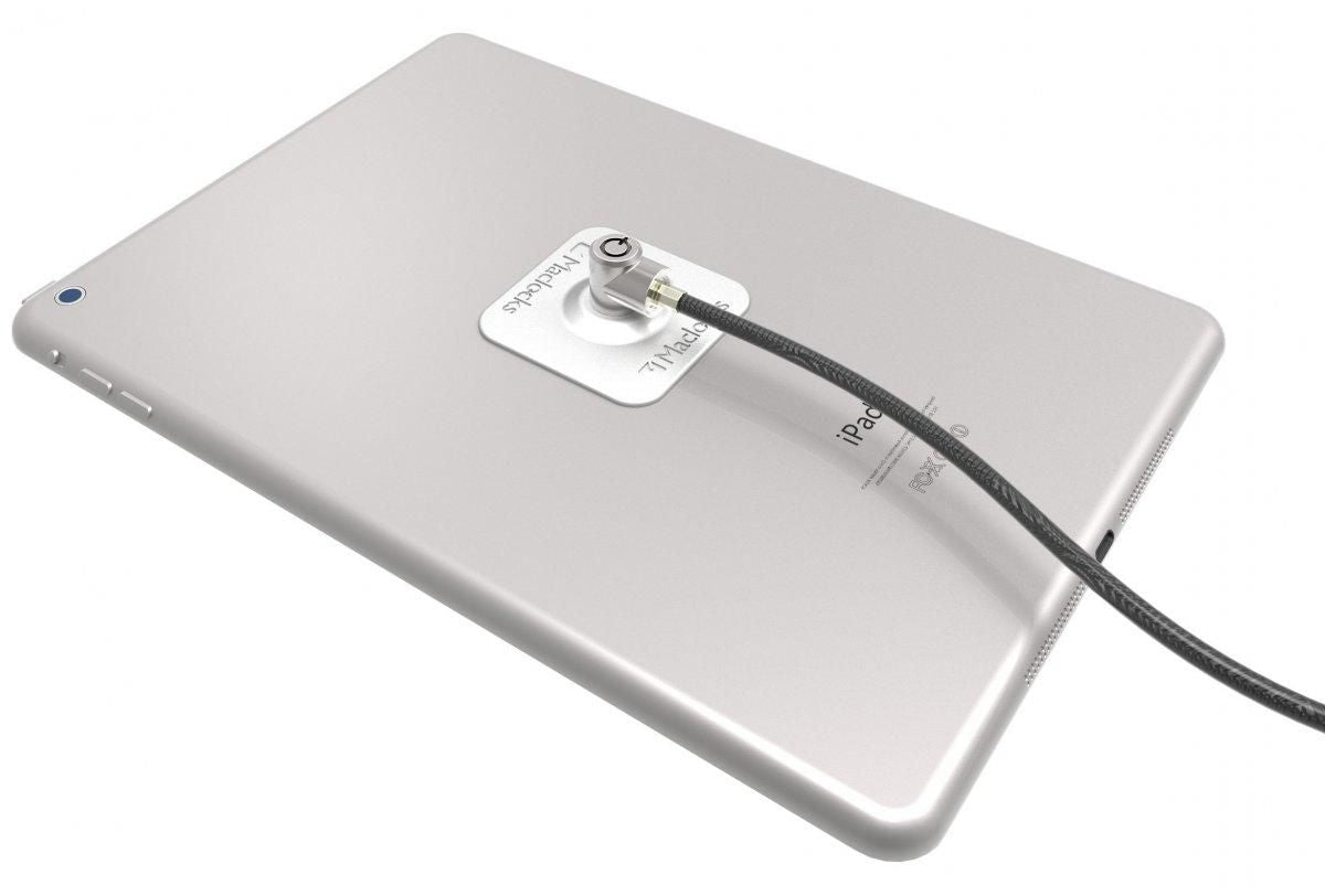 Compulocks Tablet-Tischhalterung – für Tablets, abschliessbar, mit Kabelschloss – Edelstahl