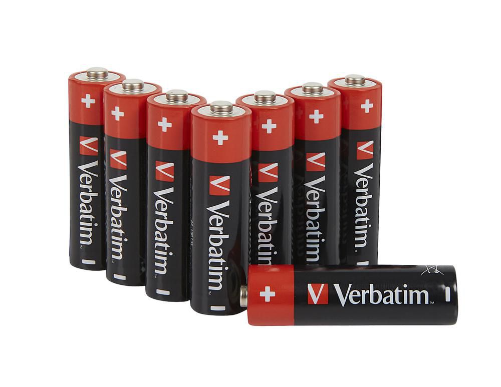 Verbatim AA Batterien, Alkaline, 1.5 V – 8 Stk.