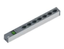 Bachmann Rack-PDU Basic 19" 1U, 7×T13, 3 m, 480×90×50 mm