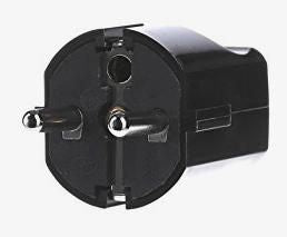 Bachmann Netzkabel – Schuko (Typ F), H05VV-F 3G, Schwarz