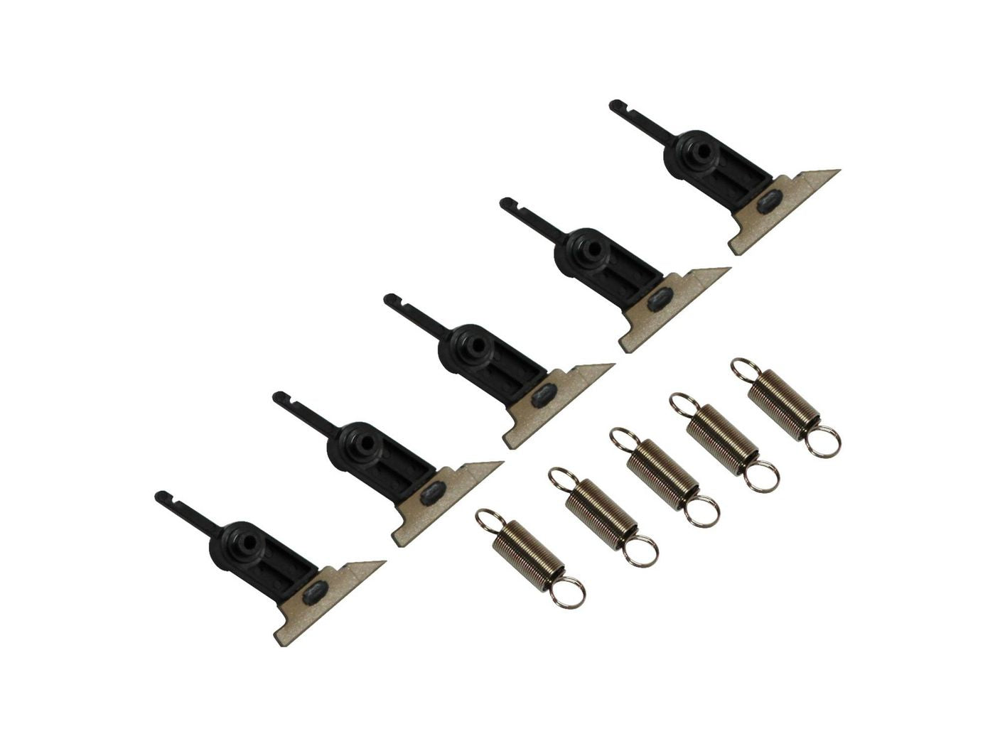 CoreParts Picker-Finger, 5er-Pack, grau – für Ricoh Aficio MP9000/MP1100/MP1350 u. a.
