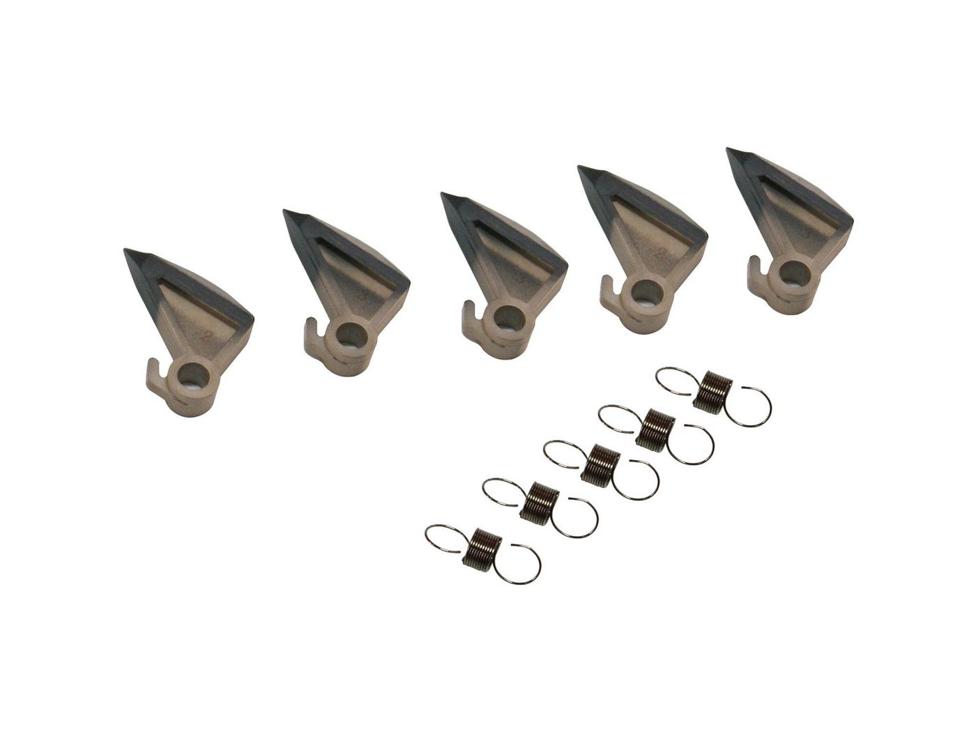 CoreParts Rollen-Kit, Picker-Finger, 5er-Set, Braun – für Bizhub 420/421/500 und andere
