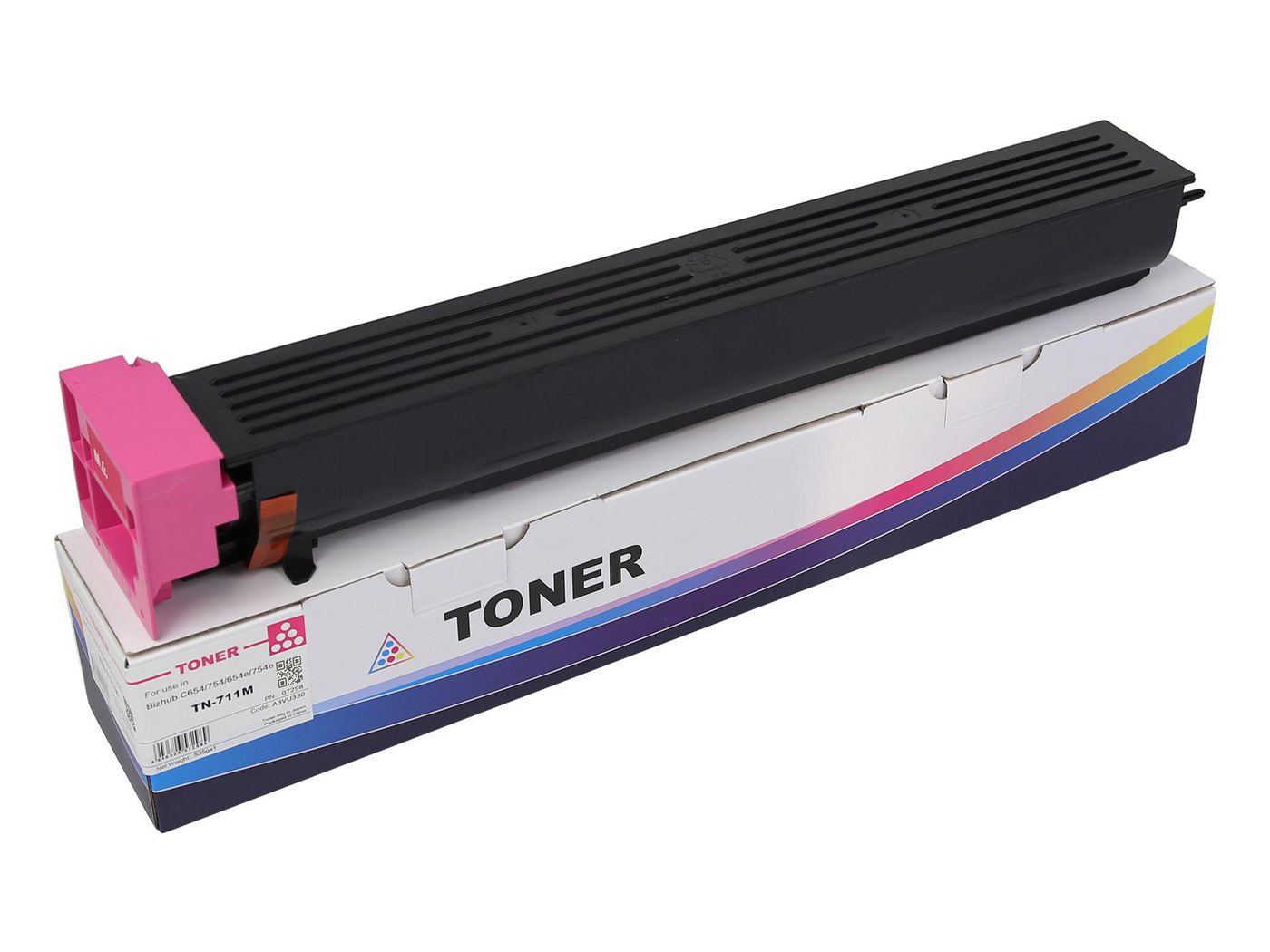 CoreParts TN711M Magenta Toner – Kompatibel – 31'500 Seiten – für Konica Minolta Bizhub C654/754/654e und andere