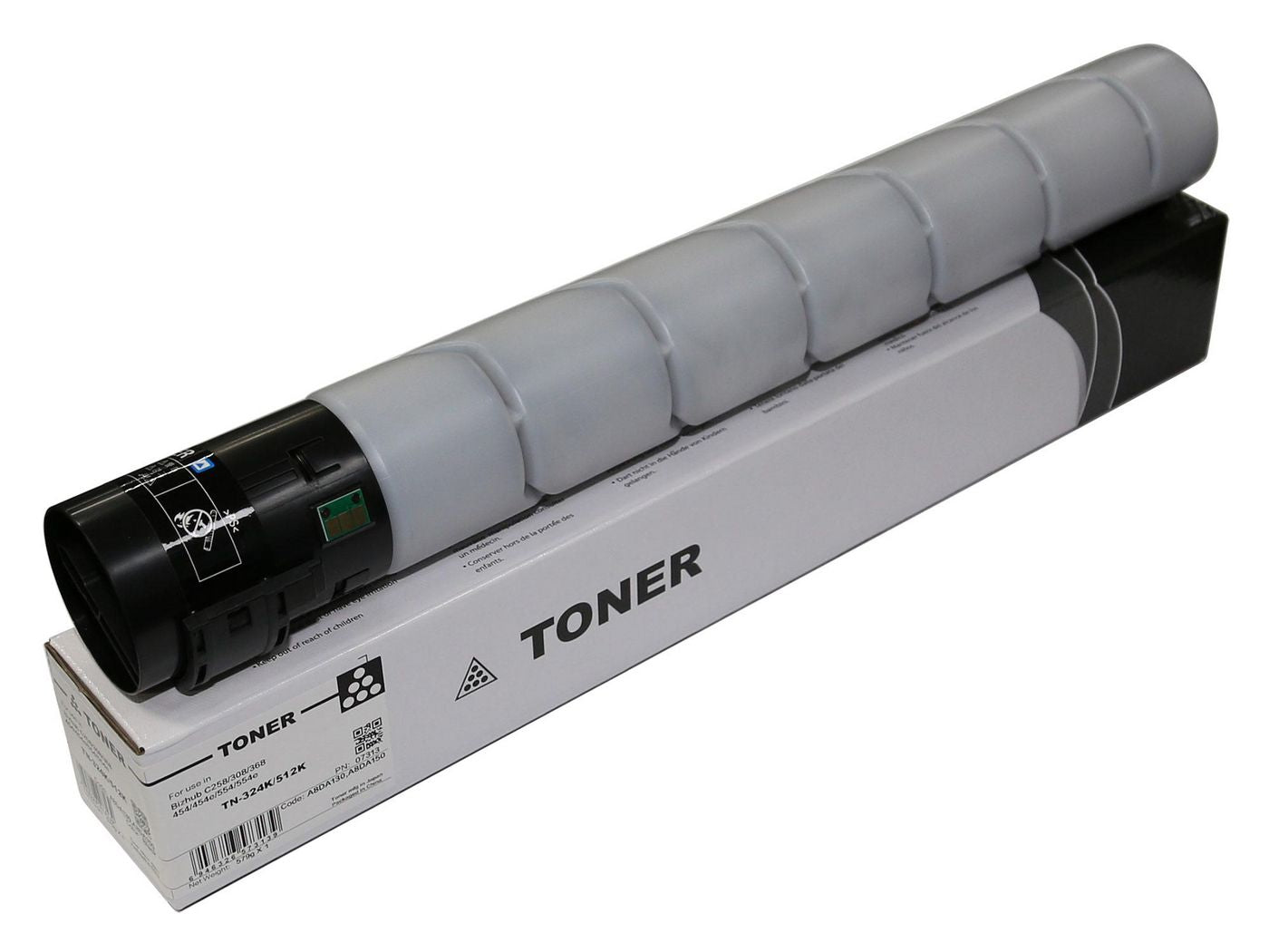 CoreParts Toner TN-324K/TN-512K – Schwarz, 28000 Seiten – für Konica Minolta Bizhub C258/C308/C368 und andere