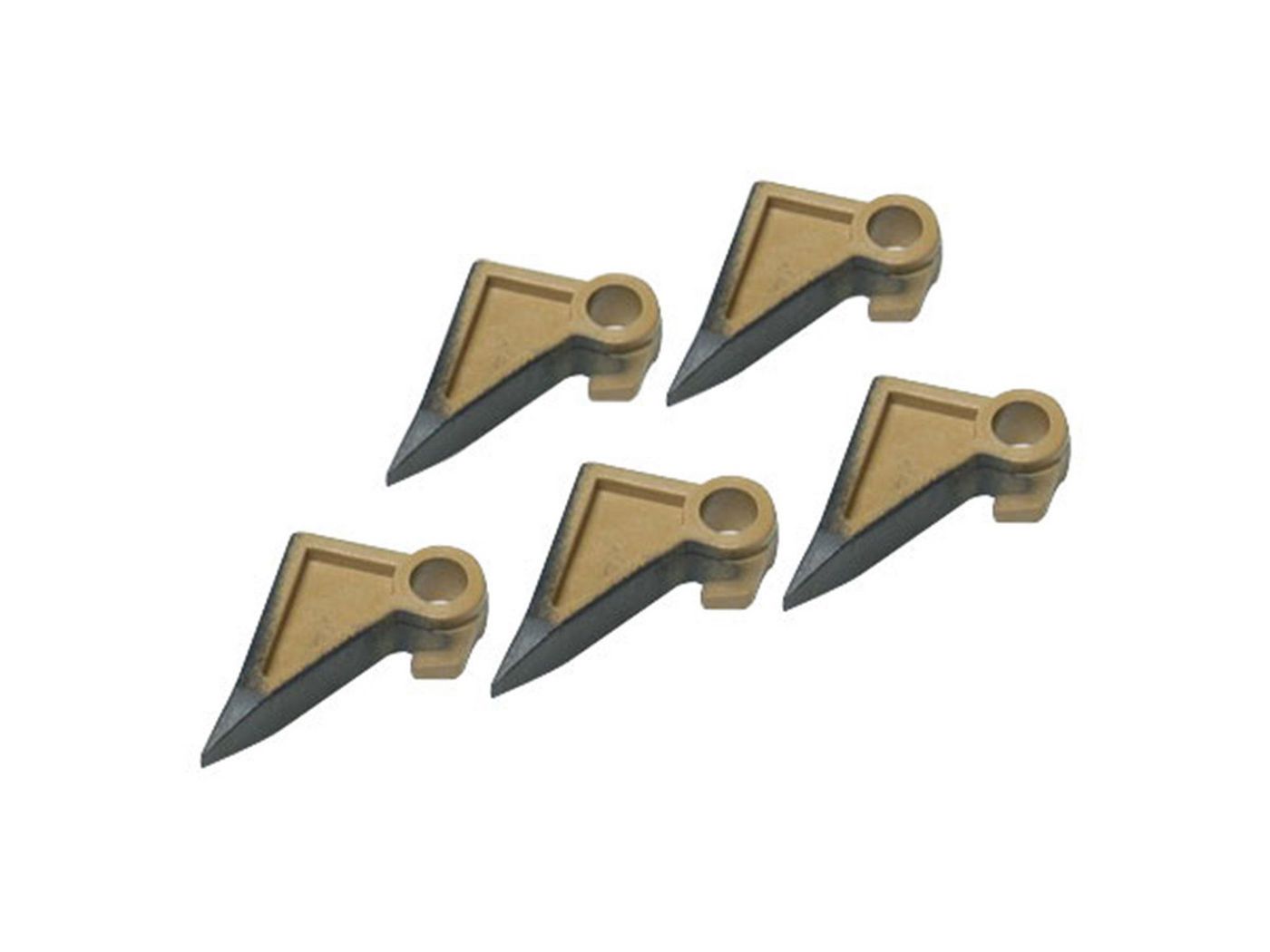 CoreParts Picker-Finger, 5er-Pack, braun – für bizhub 227/287/367