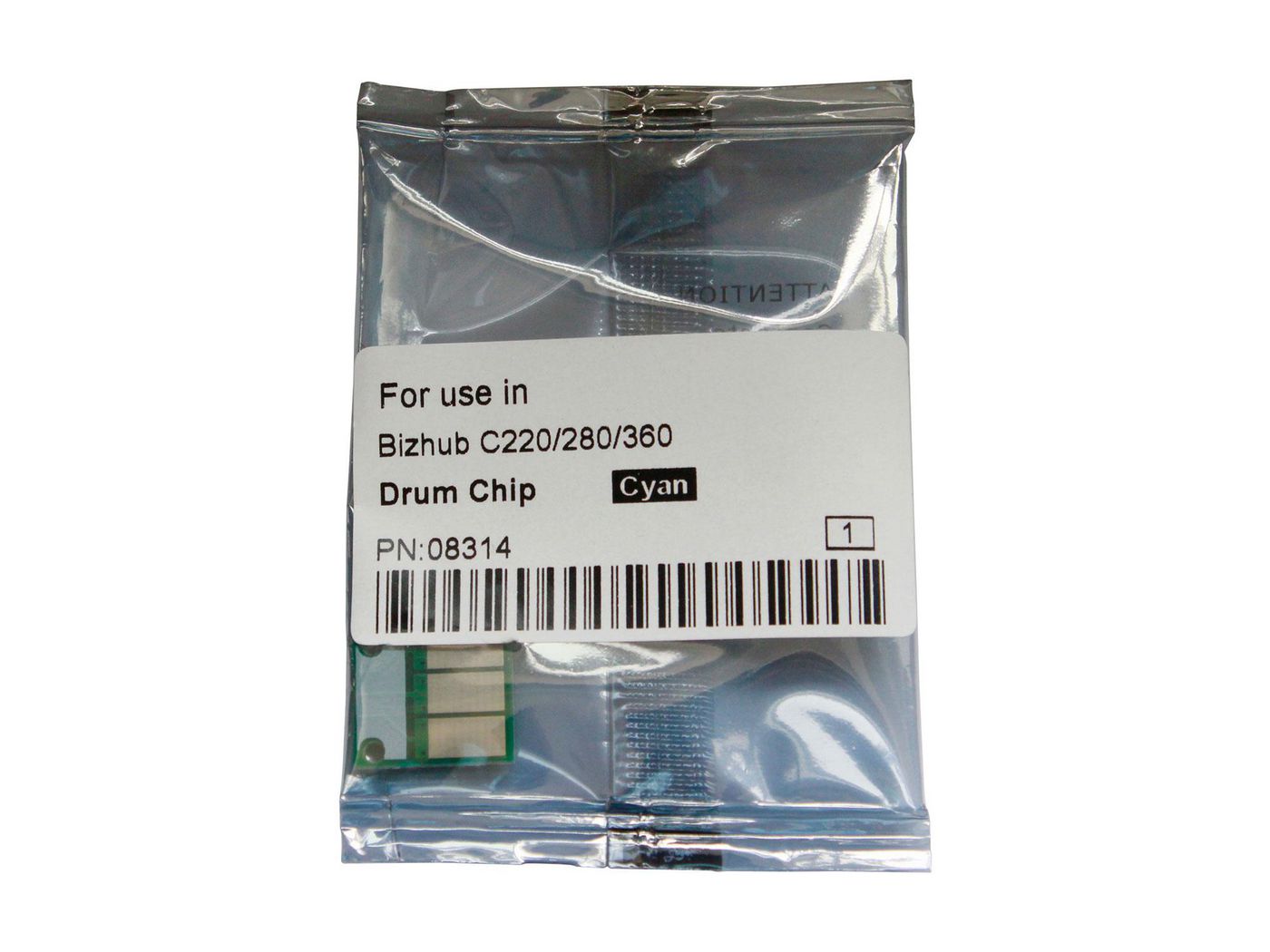 CoreParts Trommel-Chip, grün – für Bizhub C220/C280/C360