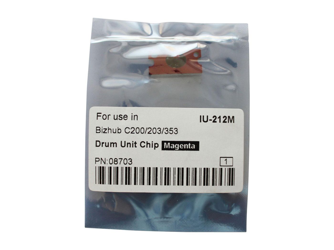 CoreParts Zubehör/Ersatzteil Trommel-Chip – für Bizhub C200/C200E/C203 und andere