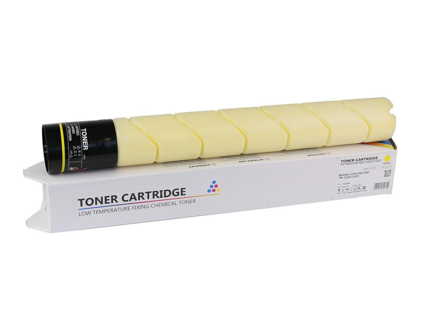 CoreParts Toner TN-216Y/319Y – gelb – für Konica Minolta Bizhub C220/C280/C360