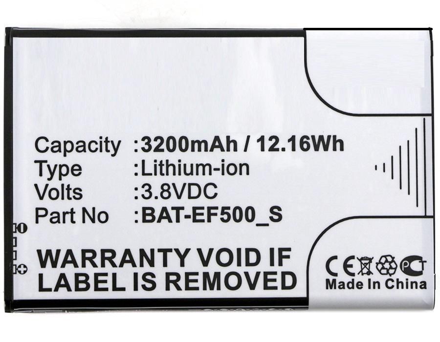 CoreParts Akku Li-Ion 3,8 V 3200 mAh, 12,2 Wh – für Bluebird EF500R