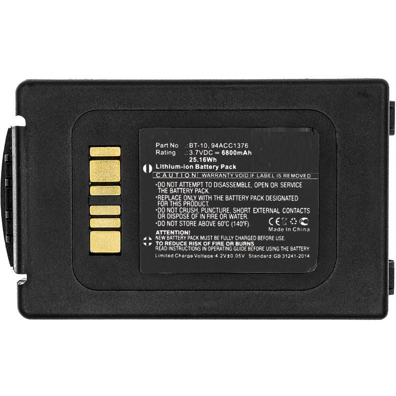 CoreParts Akku Li-Ion 3,7 V 6800 mAh, 25 Wh – für Datalogic ELF