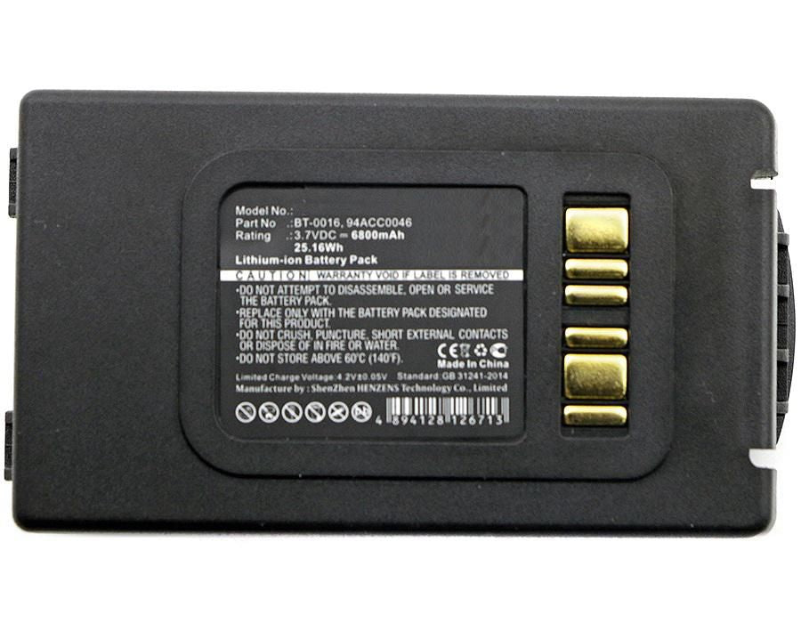 CoreParts Akkubasis, 3,7 V, 6'800 mAh – für Datalogic Skorpio X3, Skorpio X4, schwarz