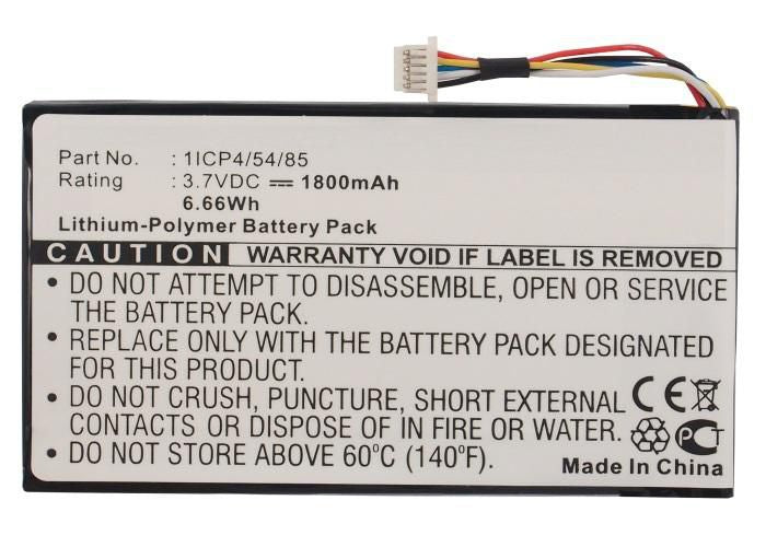 CoreParts Akku Li-Po 3,7 V 1800 mAh, 6,7 Wh – für IEIMobile MODAT-200