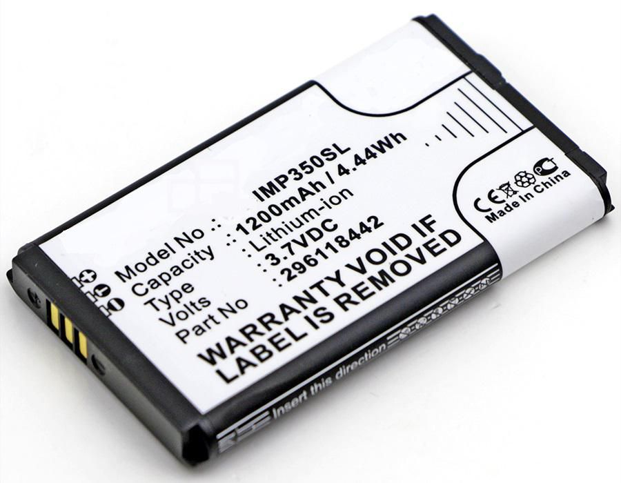 CoreParts Akku, 1'200 mAh, 3,7 V, Li-Ion, Schwarz, für Ingenico
