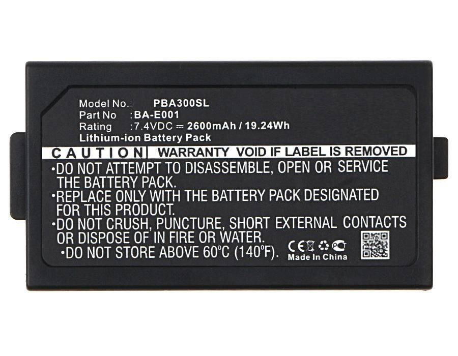 CoreParts Akku 2600 mAh 7,4 V – für PT‑E300/PT‑E500/PT‑E550W und andere, BA-E001