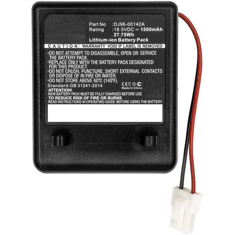 CoreParts Absauganlage – 1500 mAh, Akkubetrieb, 18,5 V, für Samsung SS7550, SS7550m, SS7555 und andere
