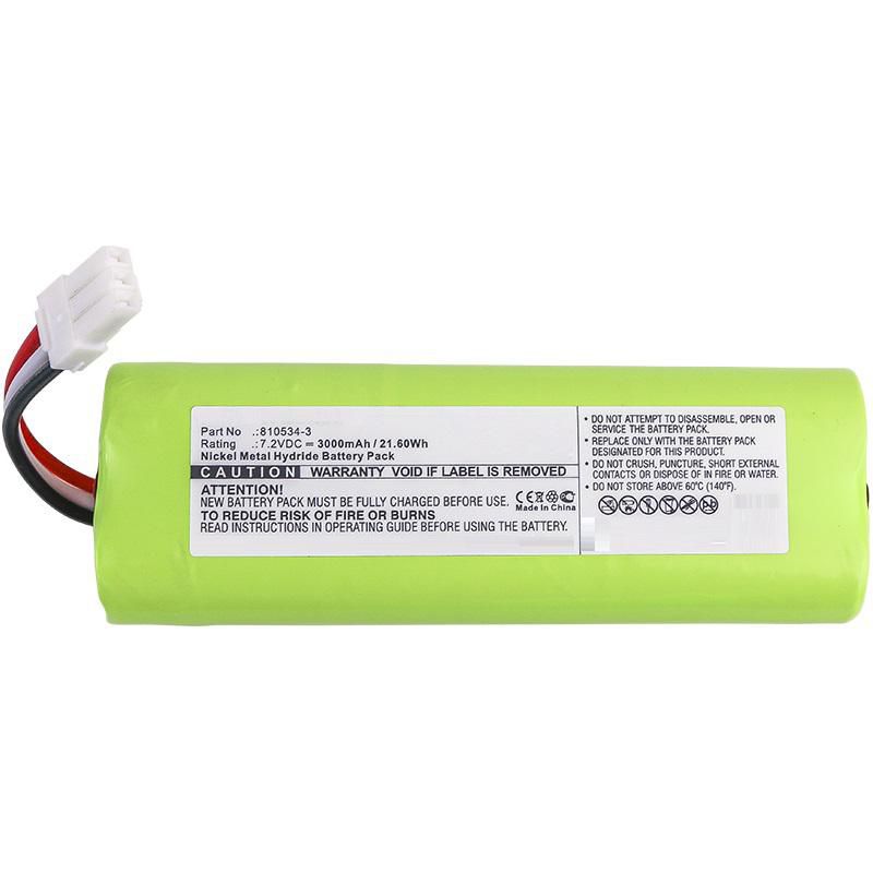 CoreParts Ersatzakku, Nickel-Metallhydrid (NiMH) 3000 mAh, 7,2 V – für 4076, 4076D, 4076DWR und andere – 1 Stk.