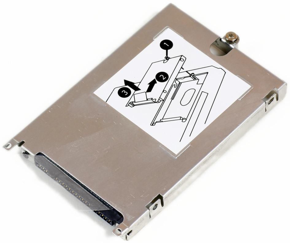 CoreParts HDD/SSD-Caddy für HP nc4200, nc6100–nc6230, nc8230, nw8240, nx6100–nx6130, nx8220–nx8230 – Edelstahl