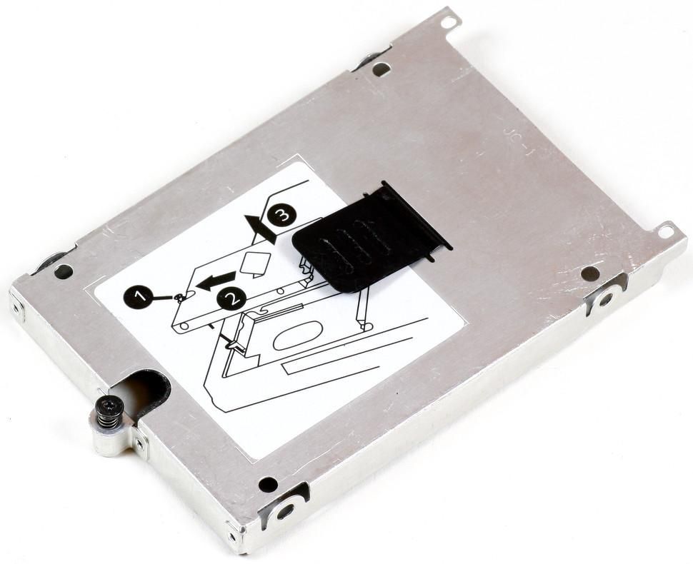 CoreParts HDD/SSD-Caddy für HP Compaq nc4400–nc6400 – Edelstahl, inkl. Schraube