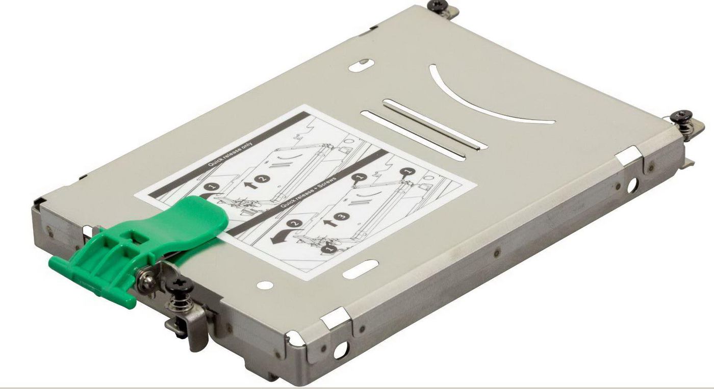CoreParts HDD/SSD-Caddy für Zbook 17 G2 – Metallisch