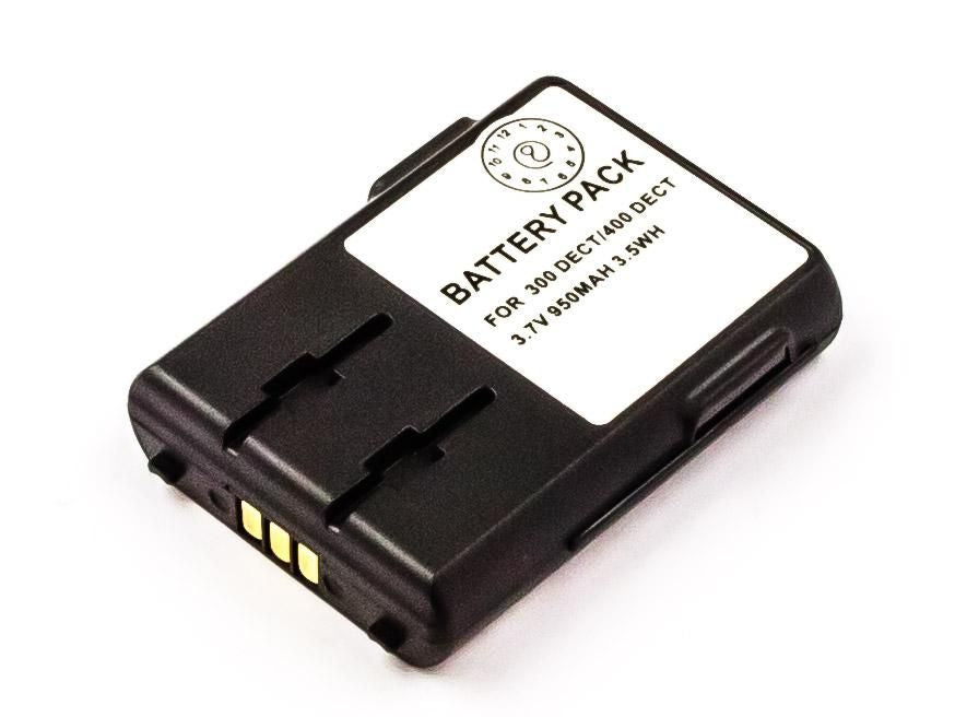 CoreParts Akku – 3,7 V 950 mAh, für Alcatel Mobile 300/400 Dect, schwarz