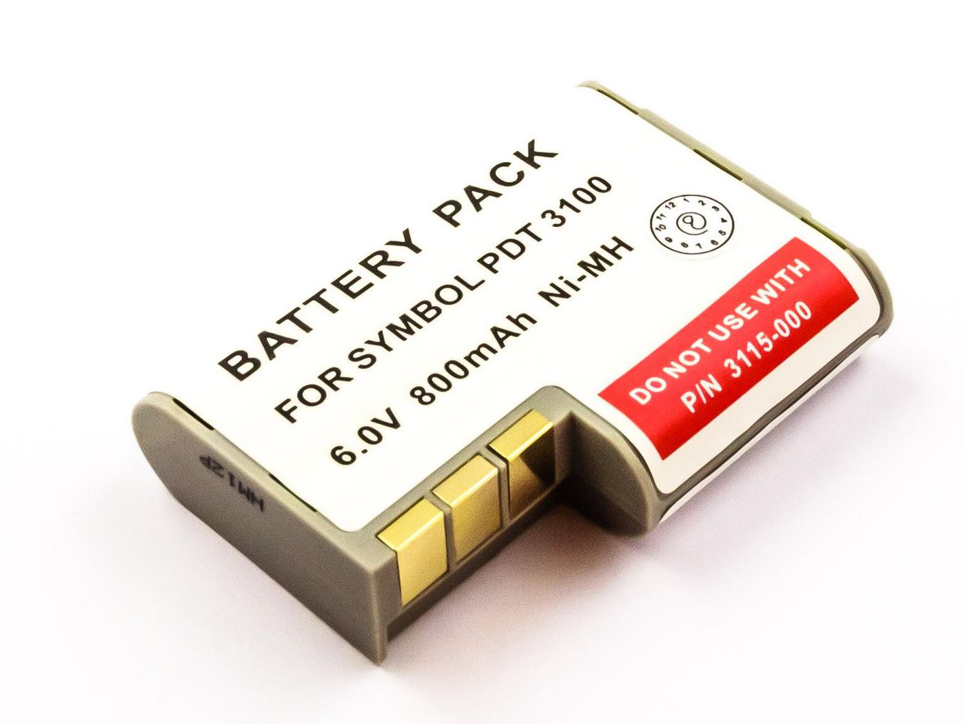 CoreParts NiMH Akku 6,0 V 750 mAh, 4,0 Wh – für Symbol PDT 3100 Serie