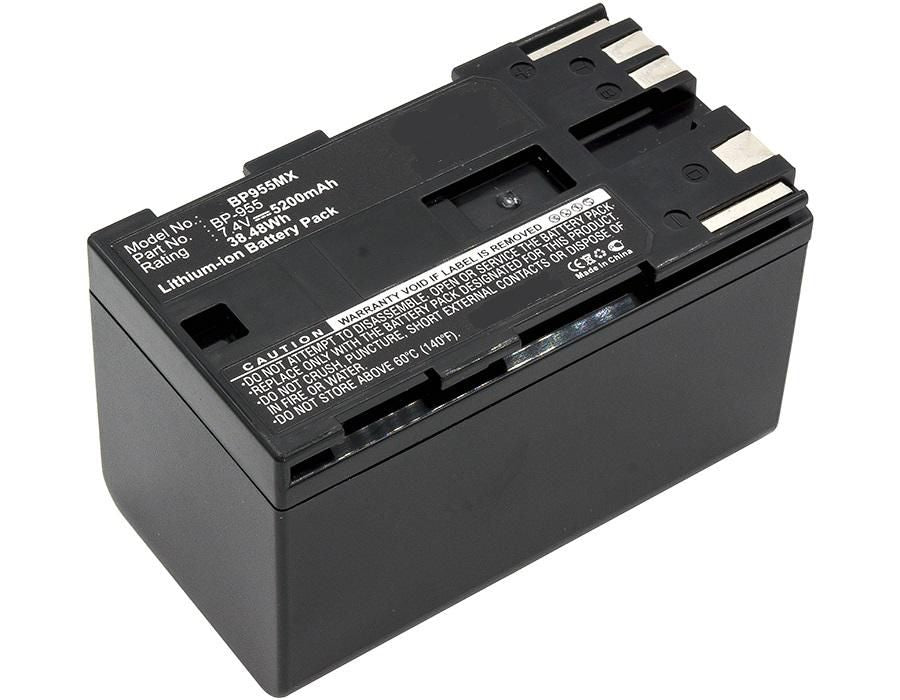 CoreParts BP-955 Akku – 7,4 V, 38,5 Wh (5200 mAh) – für Canon EOS C100, EOS C100 Mark II, GL2 und andere