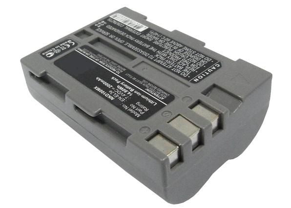 CoreParts Akku EN-EL3E 7,4 V 2000 mAh (14,8 Wh) – für Nikon D100, D200, D300 und andere – Grau