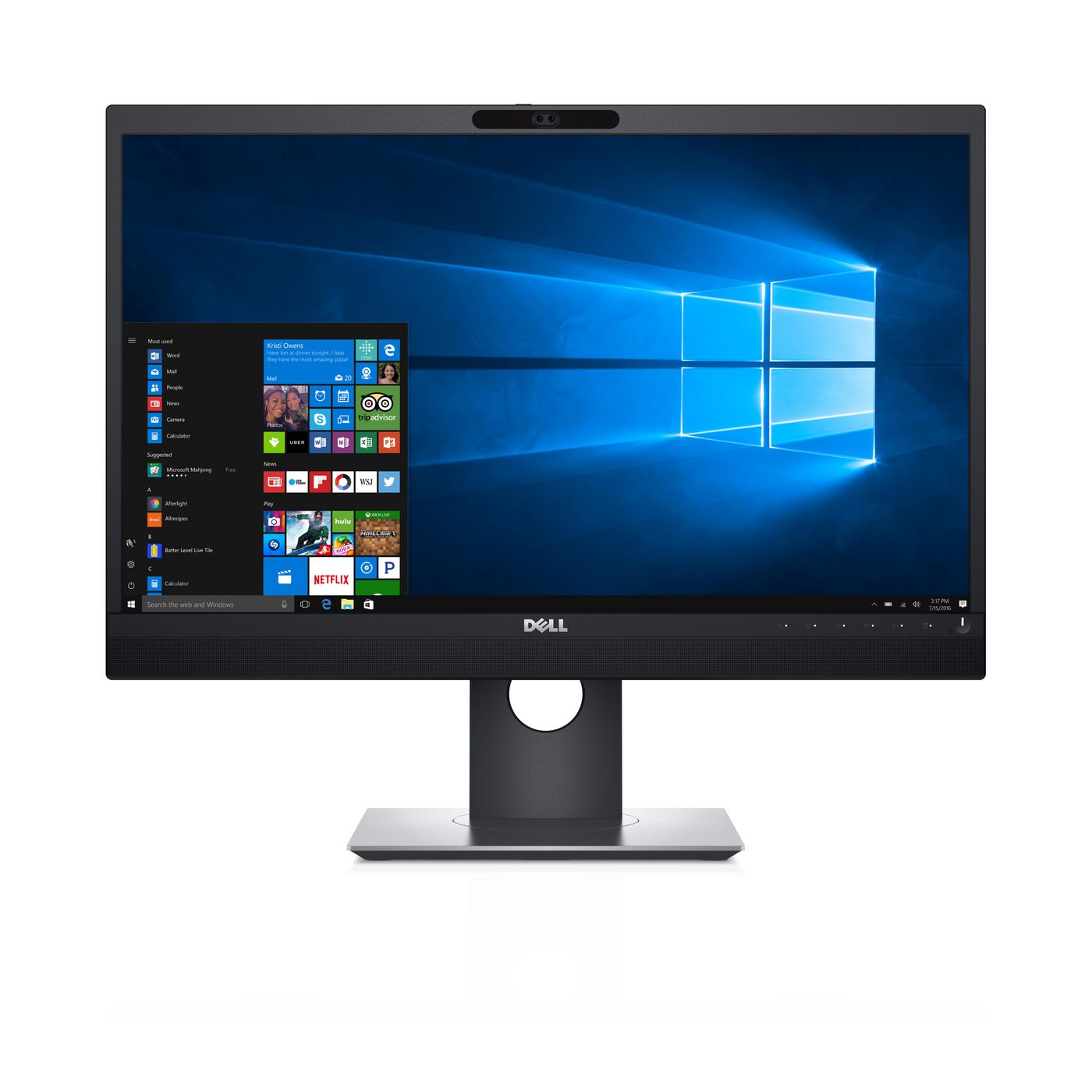 DELL P2418HZ – 23,8" IPS, Full HD (1920 × 1080), 60 Hz, Webcam