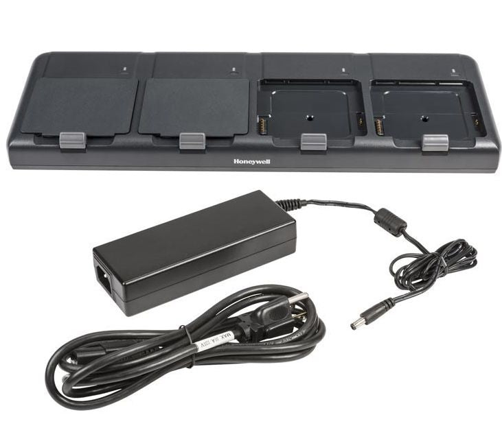 Honeywell Ladestation – 4-Slot – inkl. Dock, Netzteil, EU-Netzkabel – für CT50