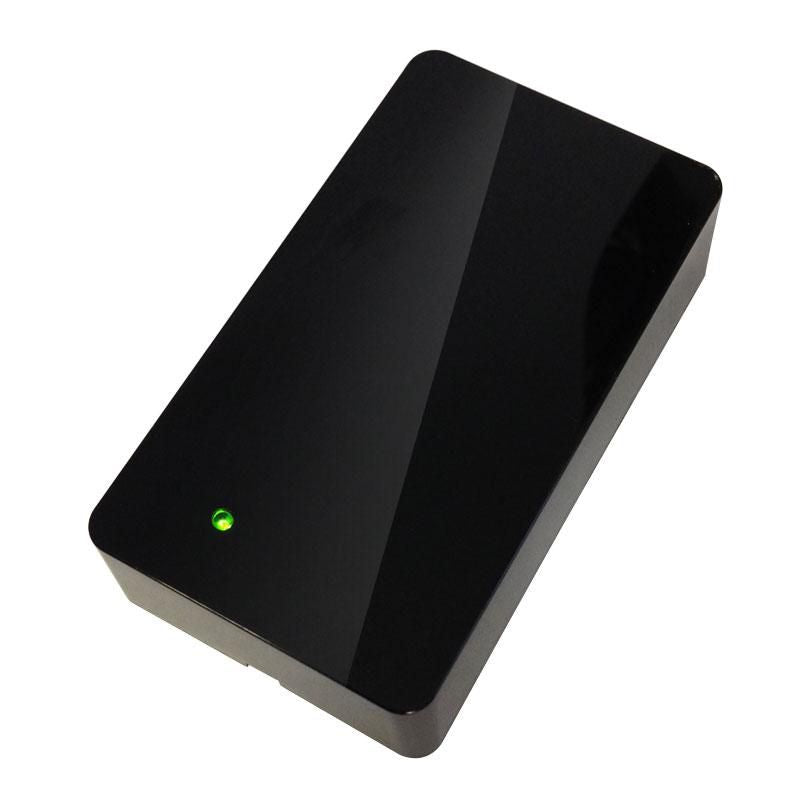 Promag Zugangskontrollleser – 125 kHz RFID, kabelgebunden (Wiegand, Clock/Data, RS232), IP65, Wandmontage, Schwarz