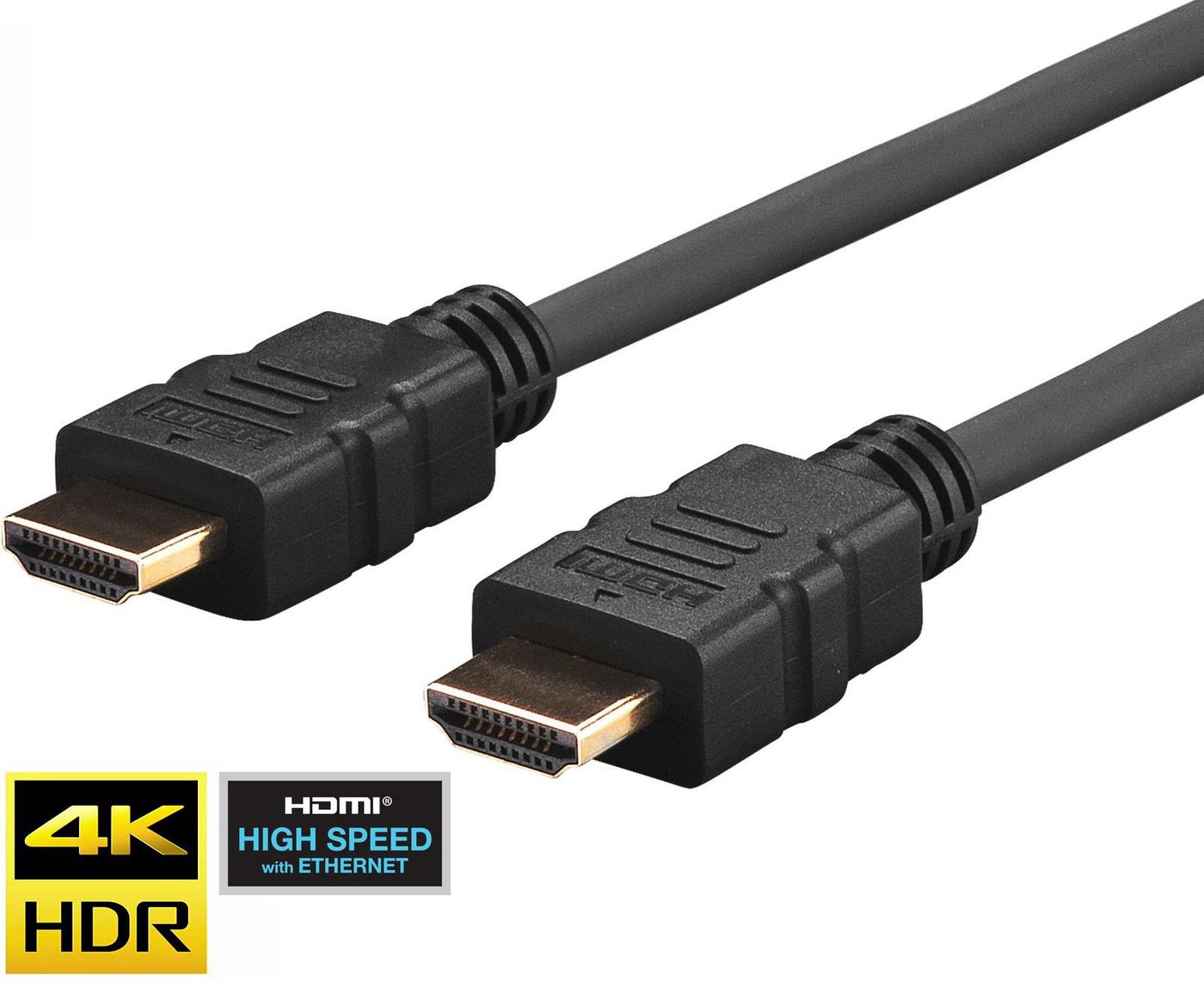 Vivolink HDMI Kabel (A–A, M–M) – HDMI 2.0 – 4K 60 Hz – 2 m – HDR, ARC