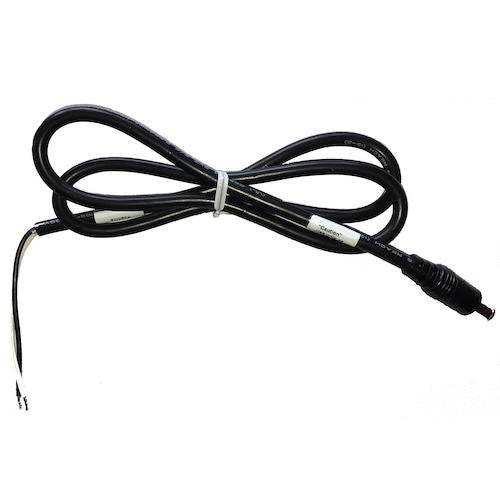 Zebra Kfz-Stromkabel – Zigarettenanzünder (männlich) – offen, 12–32 V, schwarz, für Lind Zigarettenanzünder-Adapter