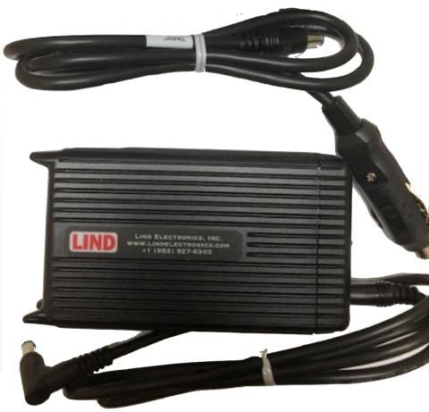 Zebra 450141 Auto-Ladegerät – Eingang 12–32 V, Ausgang 20 V, Stecker 5,5 mm×1,7 mm – für R12 – Schwarz