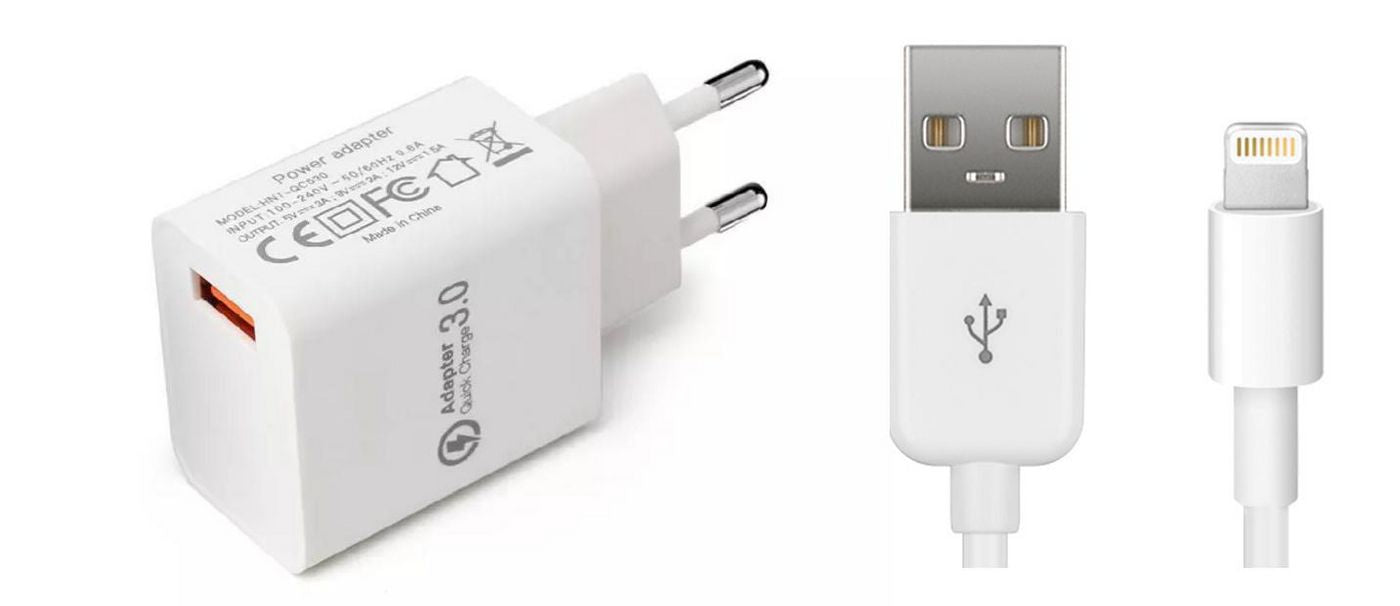 CoreParts 441-03 USB-Ladegerät 12 W – USB-A – QC 3.0 – EU-Stecker (Typ C) – Weiss
