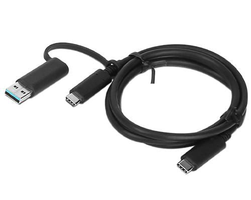 Lenovo USB-A auf USB-C Kabel – USB 3.2 Gen 2 (10 Gbit/s) – 1 m – Schwarz