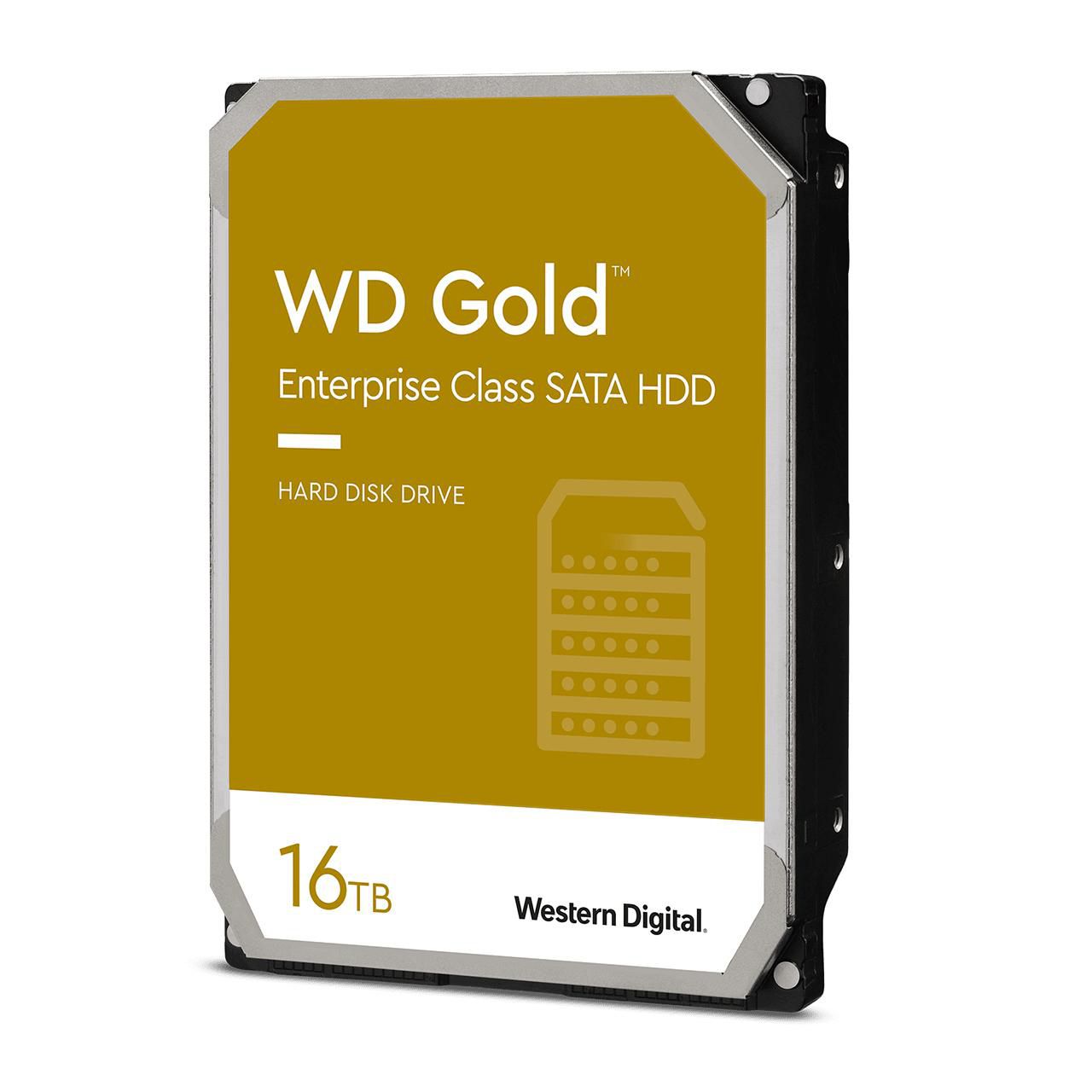 Western Digital WD Gold 16 TB – SATA 6 Gbit/s, 7200 U/min, 3,5 Zoll 512 MB Cache