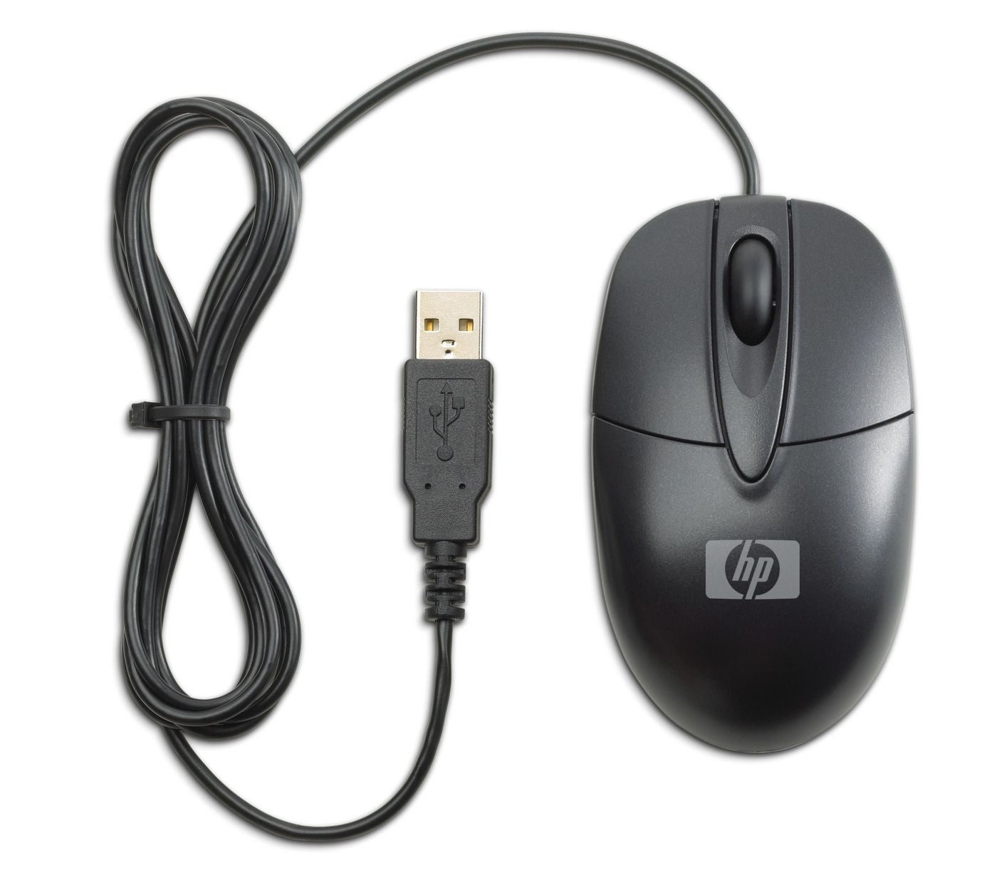 HP RH304AA – Maus – Kabelgebunden (USB‑A), beidhändig, Schwarz
